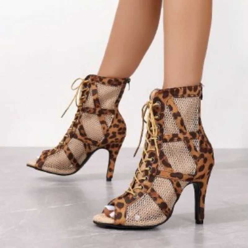 High Heels Womens Sandals New Open Toe Casual Latin Dance Shoes Girls Ballroom Sandals Large Dance High Heels Womens Shoes Size 43 W250814