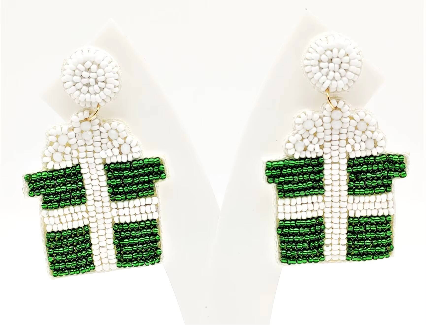 Creative Christmas Series Gold Cross-border Earrings Oil Drop Santa Claus Snowman Wedding