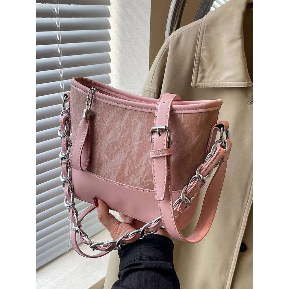 High-End Niche Design Single Shoulder Fashion Commuter NEW free shipping for Women 2025 Spring Summer New Korean Style Crossbody Bucket Bag