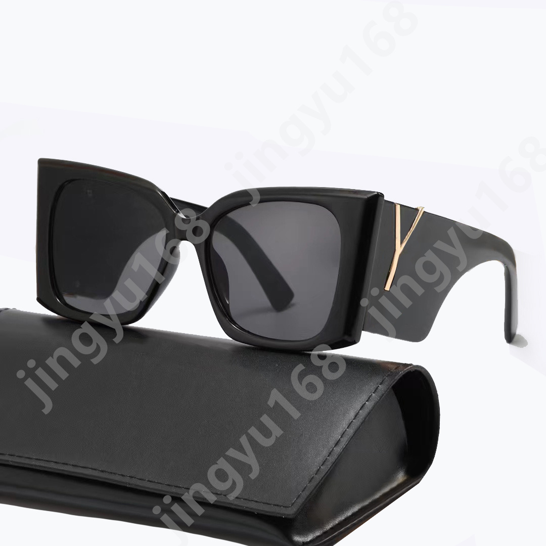 Designers sunglasses fashion polarized sunglasses UV resistant luxury sunglass men women Goggle Retro square sun glass Casual eyeglasses