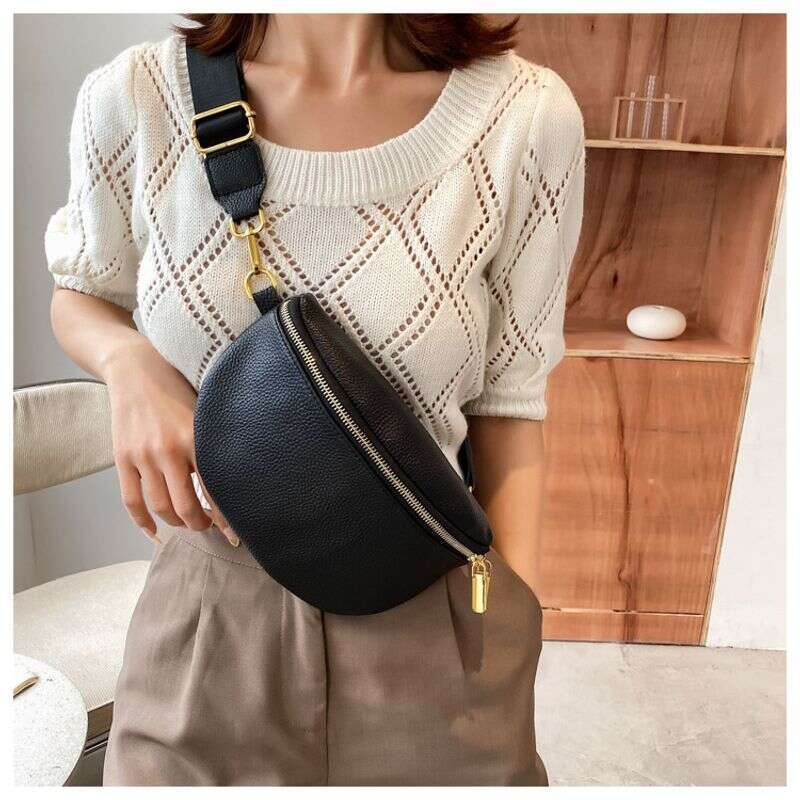 Fashionable Waist Trendy Spring and Autumn 2024 New Chest Bag for Women Design Sense Versatile Crossbody