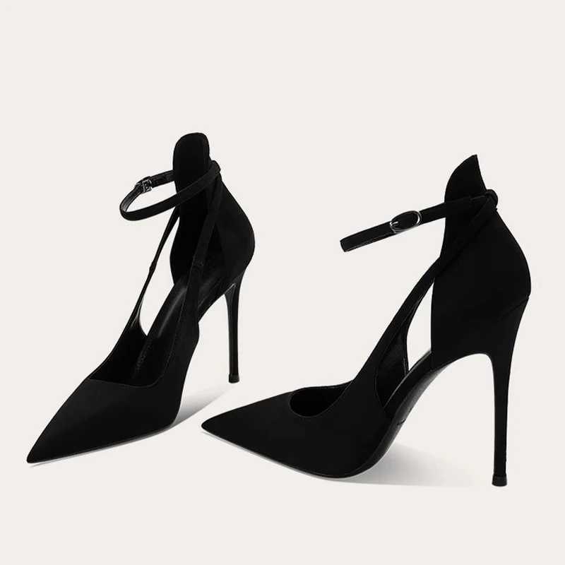 2025 Fashion New Super High Heels Sexy Sandals Summer Pointed Toe Women Shoes Pumps Slippers Elegant Wedding Dress Zapatillas W250814