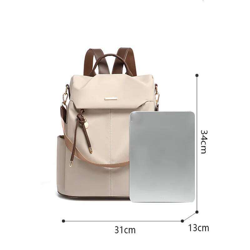 Laptop Large Capacity For Women Lightweight Rucksack Nylon 2 In 1 Backpack Handbag Anti-Theft Travel Bag Daypack