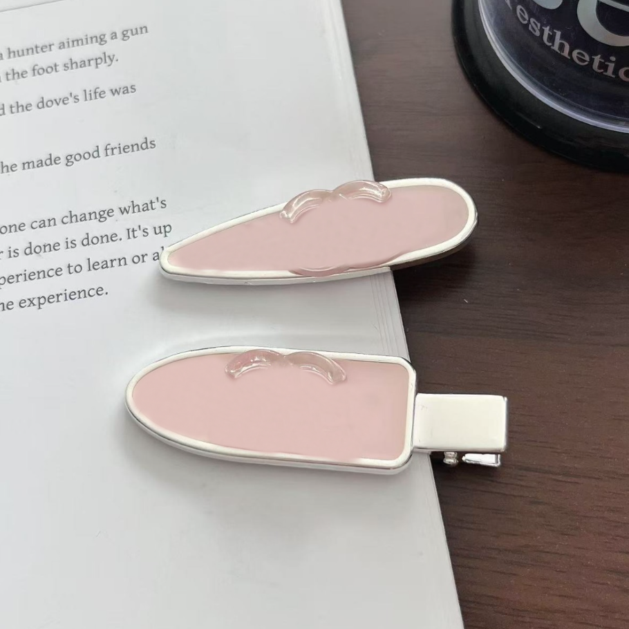 Hair Clips Barrettes Designer Pink Duckbill hair clips light luxury European and American style duckbill clip exquisite and practical party gift Hairpins No Trace