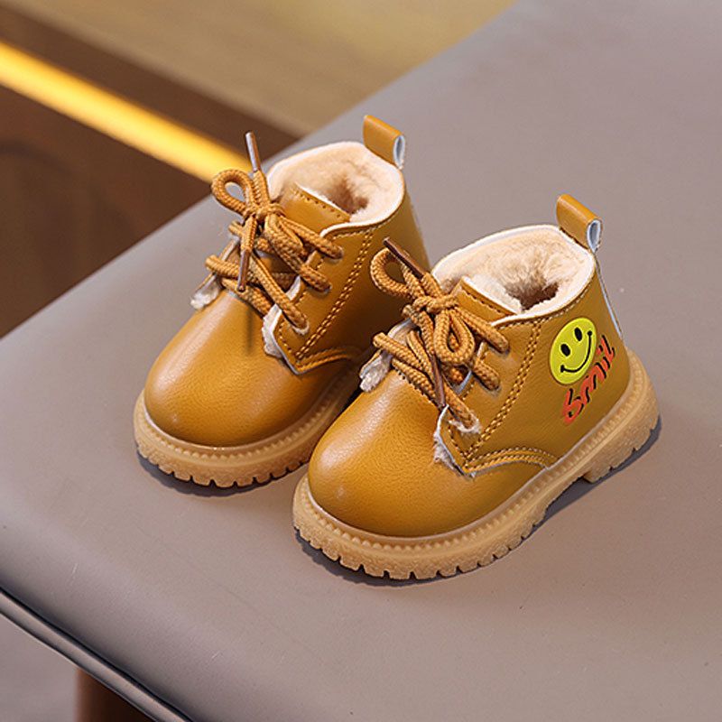 Toddlers Kids Winter Boots Infant Warm Thick Cotton Boys Girls Snow Boots Kidsnest Little Baby Leather Cotton Boots Fashion Soft Sizes Sizes US1C-US5C