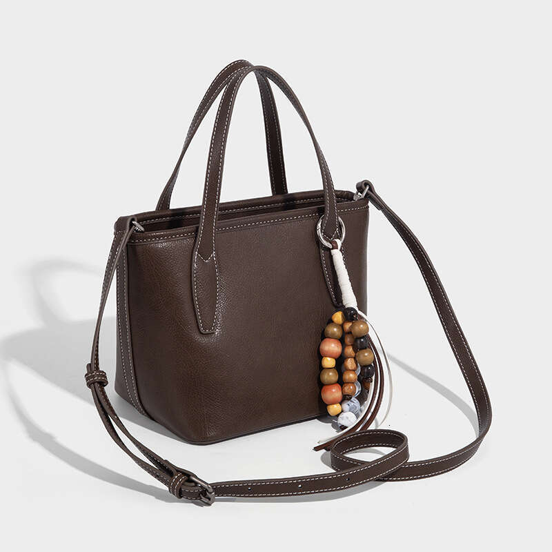 Women's handbag designer retro bucket bag 2025 new fashionable vegetable basket simple casual commuting