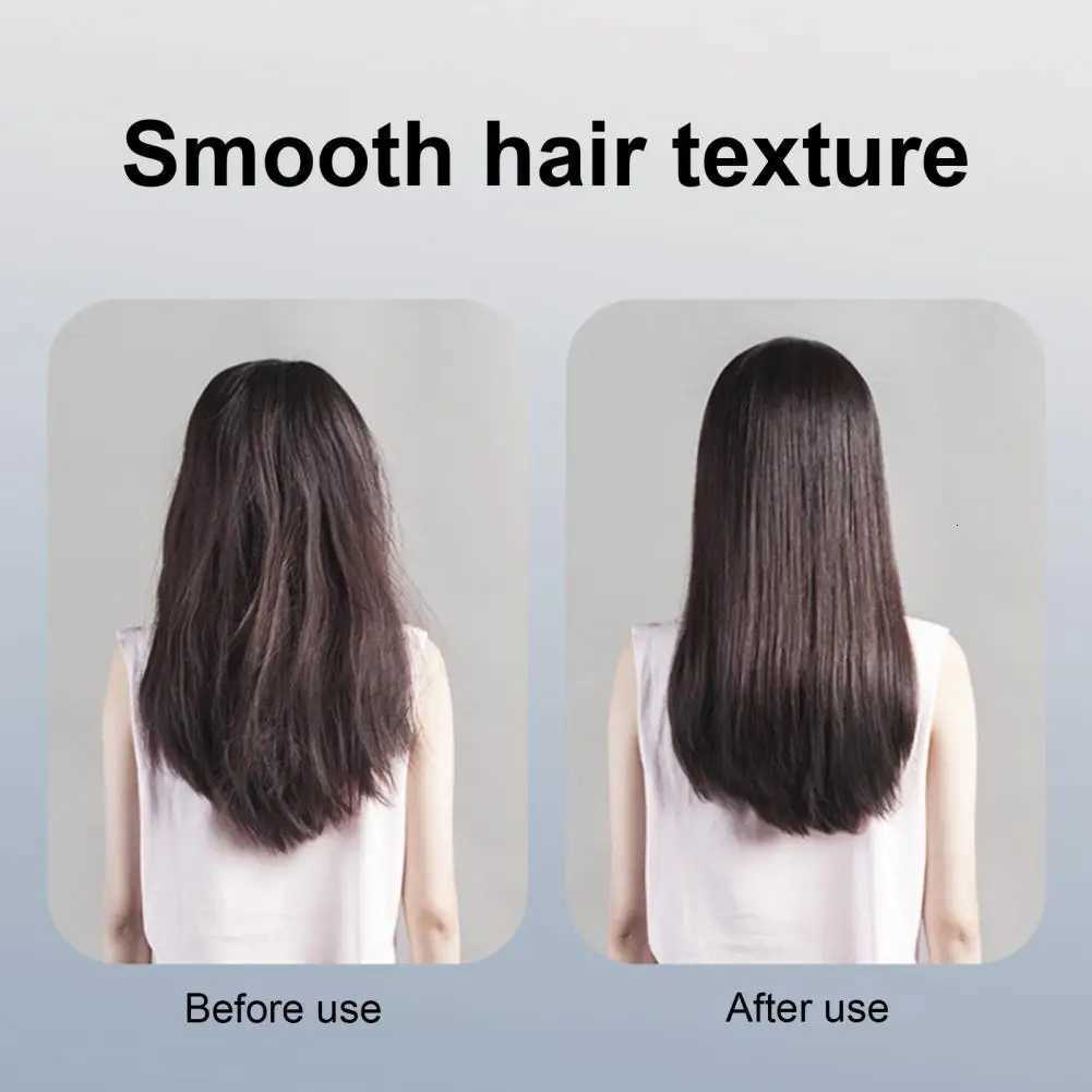 3-Temp Adjustable Portable Cordless Hair Straightener Brush Negative Ions Hot Brush Electric Curly Hair Styling Detangling Comb W250814