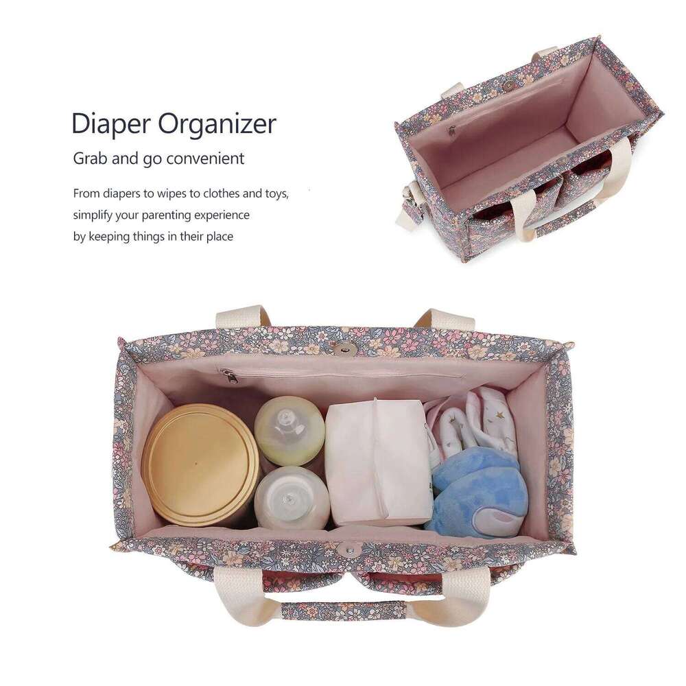 Ins Mommy Large Capacity Diaper Bags Cotton Diapers Stroller Lightweight Multifunctional Storage Mother Bag