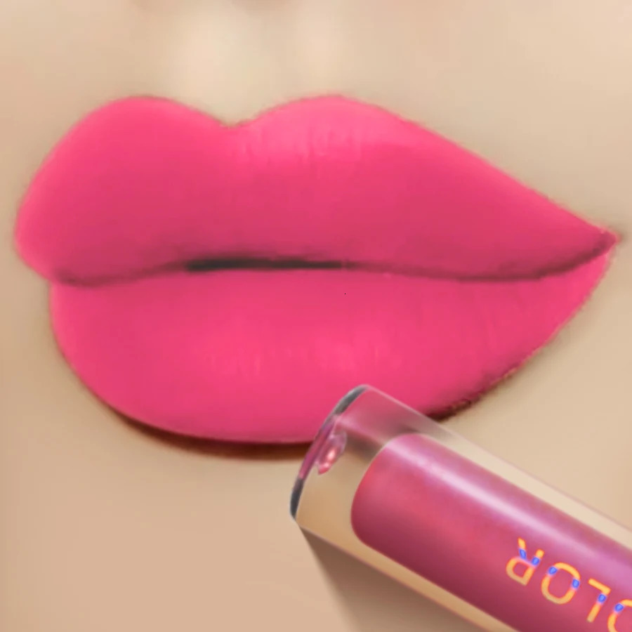 Velvet Matte Lip Gloss Nude Liquid lipsticks Stain-proof Waterproof Lip Tint Long Lasting Non-stick Cup Makeup Pigment Cosmetic 250812