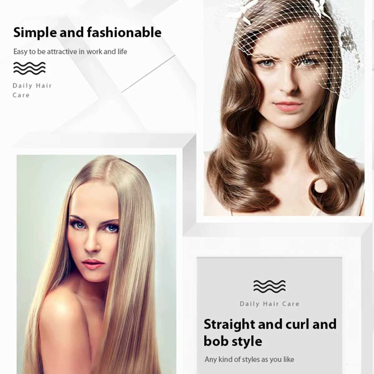 Hair Straightener Professional Quick Heated Electric Hot Comb Hair Straightener Personal Care Multifunctional Hair Styling Brush W250814