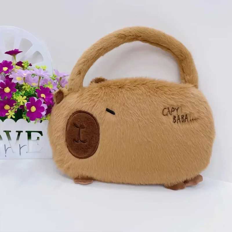 ute Soft Plush Capibara Backpack Girl Fashionable Crossbody Bag for Women Kawaii Shoulder Bag for Children Gifts for Girlfriend XJ250814