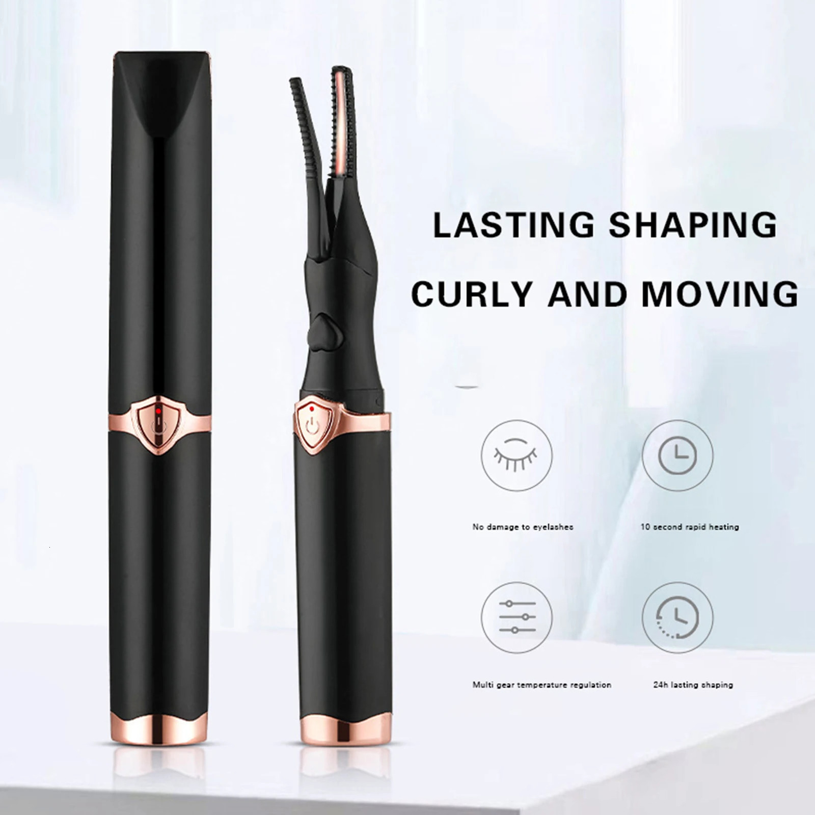 Electric Eyelash Curlers Rechargeable 3 Heat Modes Fast Heating Handheld Eyelash Curler Ideal Gift for Women Girlfriend 250813