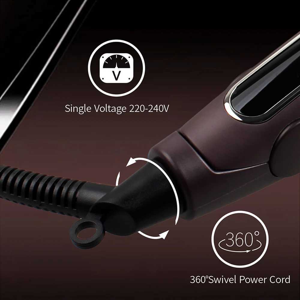 Madami Hair Straightener and Curler 230 220V-240V Ceramic Coating Floating Plate Quick Heating Hair Flat Iron for Salon Tools W250814
