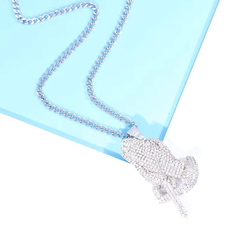 Yu Ying Fine Moissanite Rappers Jewelry Palm Moissanite Diamond Pendant Hip Hop 925 Silver Iced Out Moissanite Pendant