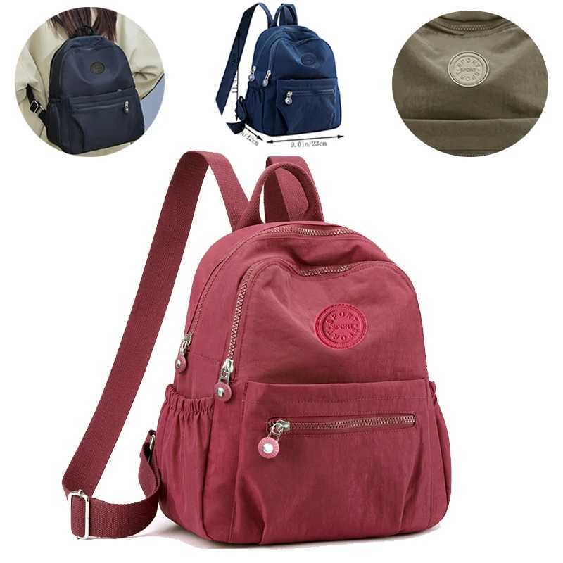 Mens and Womens Korean-style Fashionable Oxford Cloth Waterproof Nylon Fabric Casual Motorcycle BackpackXJ250814