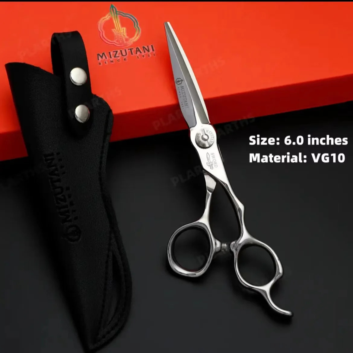 barber Scissors 6.0 Inch scissors VG10 material Hair cutting professional hairdressing scissors 250812