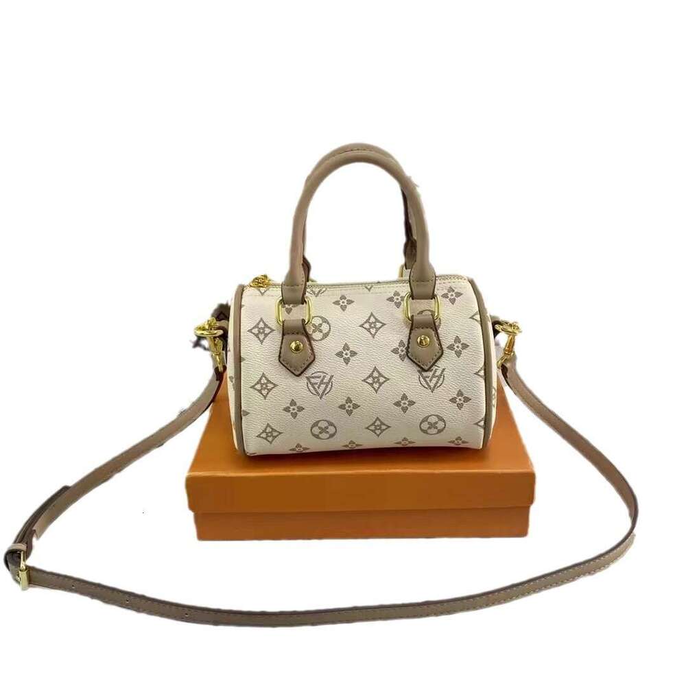 DHessentials Trendy Pillow Boston Bag - Mini Crossbody Shoulder Bag for Women, Fashionable Oval Purse with Contrast Stitching (3 Colors)