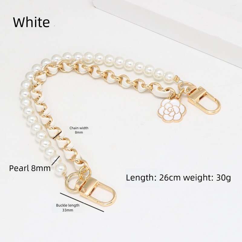 Bag Charms Designer Luxury charm for women Fashion Camellia Pearl Leather Chain Handbag Pendant men bags Accessories