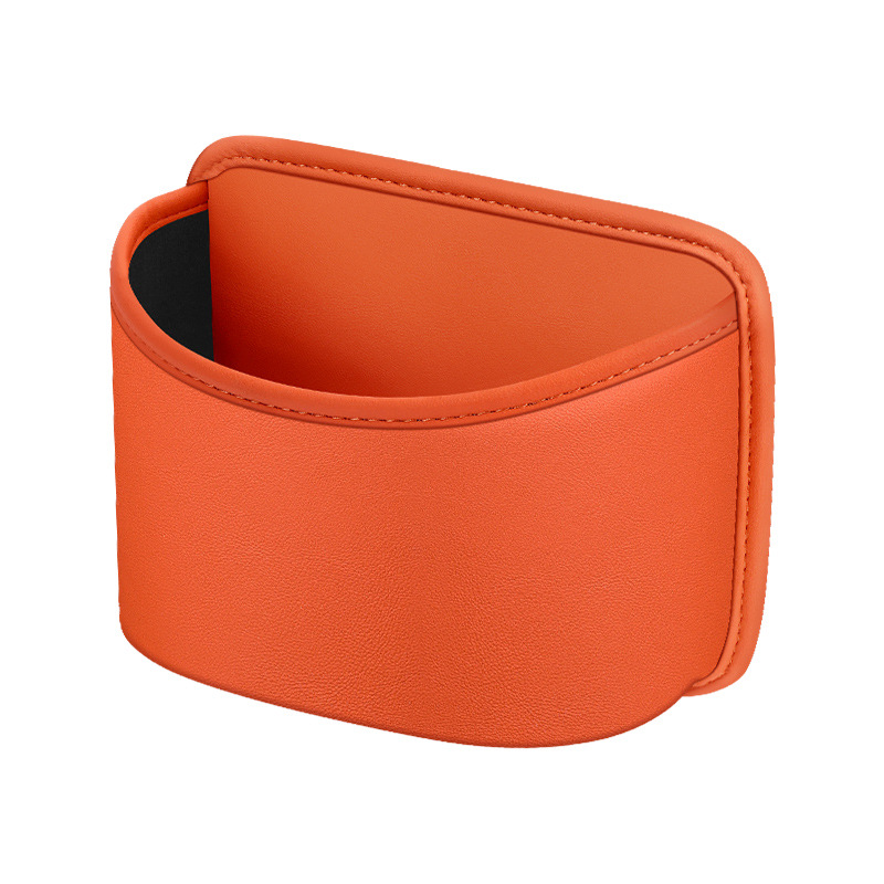 Car interior accessories: car door-mounted trash can, hanging storage box, high-end leather car umbrella holder.