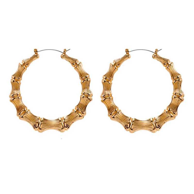 Large Metal Hoop Bamboo Joint Clip On Earrings For Women Fashion Jewelry Classic Timel New Styles Wholesale Gifts MQF015XJ250814