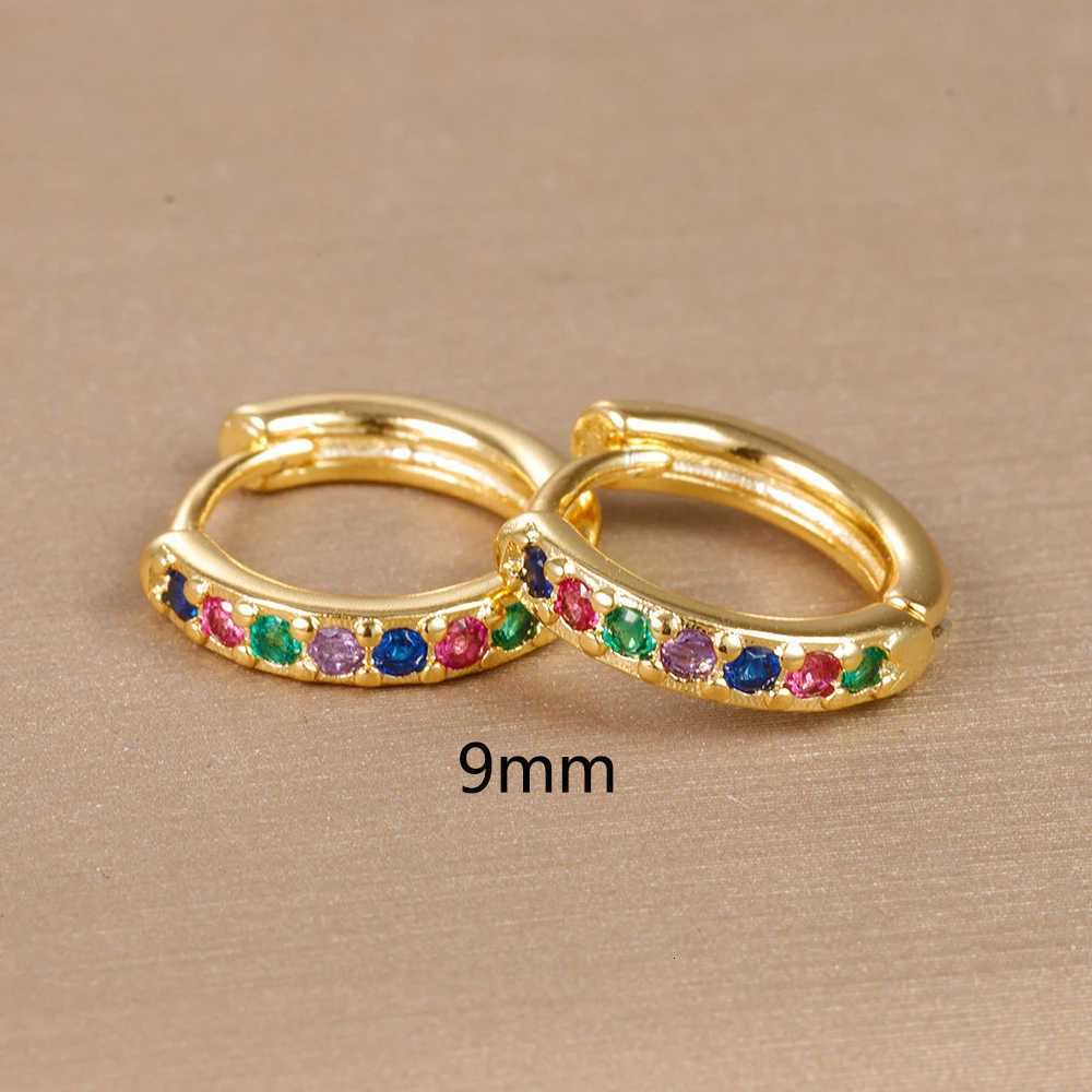 1 Pair Stainless Steel Cubic Zirconia Minimal Hoop Earrings for Women Small Huggie Thin Cartilage Helix Tragus Piercing Jewelry XJ250814