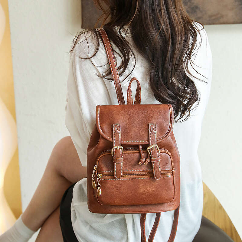 Tote New Fashion Casual Business Commuter Travel Bags Designer Women PU Backpack for and Men