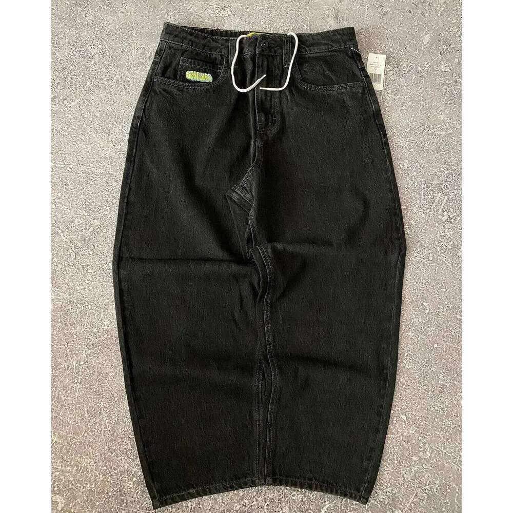 American Vintage Washed Distressed Jeans High Street Casual Japanese Women Pants Y2k Loose Straight Fit Slim and Versatile