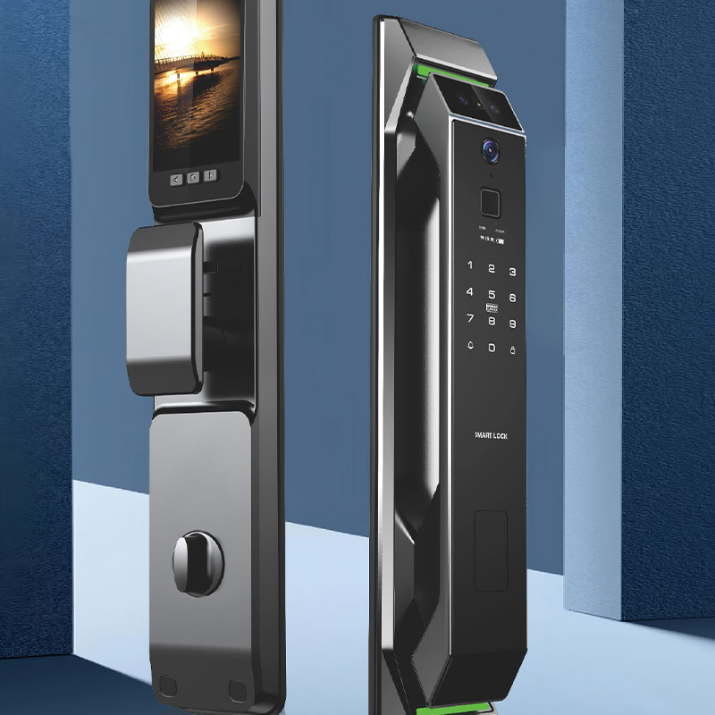 Fully Automatic Smart Lock with Facial Recognition, Smart Door Lock, Password Key, Fingerprint Lock RUBINHRX9