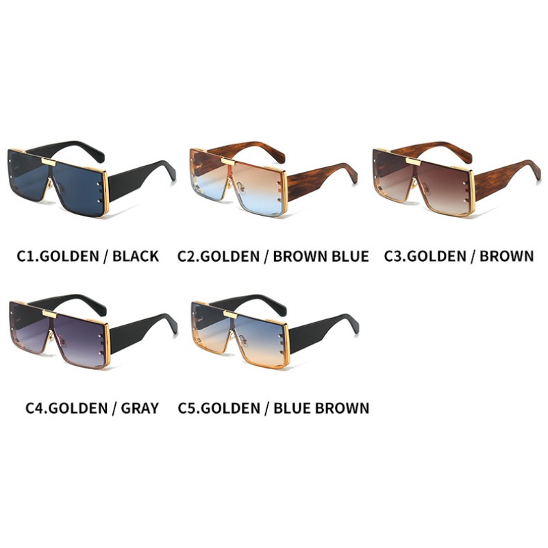 Square Frame Unisex Style Urban Photographer Glasses