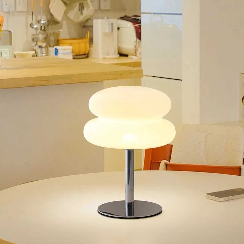 table lamp bedroom room lamps plastic lampshade USB Plug LED mushroom table lamp Living room dining room ambient lighting Y250813
