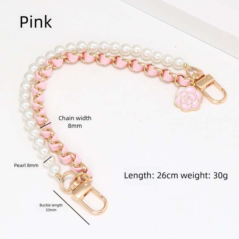 Bag Charms Designer Luxury charm for women Fashion Camellia Pearl Leather Chain Handbag Pendant men bags Accessories