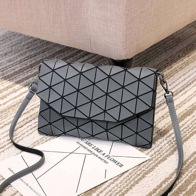 City Bag Fashion Women Geometric Messenger Korean Style Single One Shoulder Bag Office Lady Versatile Hand Bag
