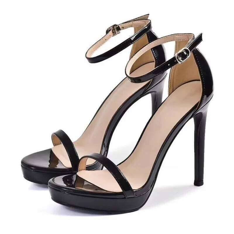 Women Open Toe Ankle Strap Stiletto Dress Sandals Elegant Wedding Party Shoes High Heel Summer Classic Sexy Pumps