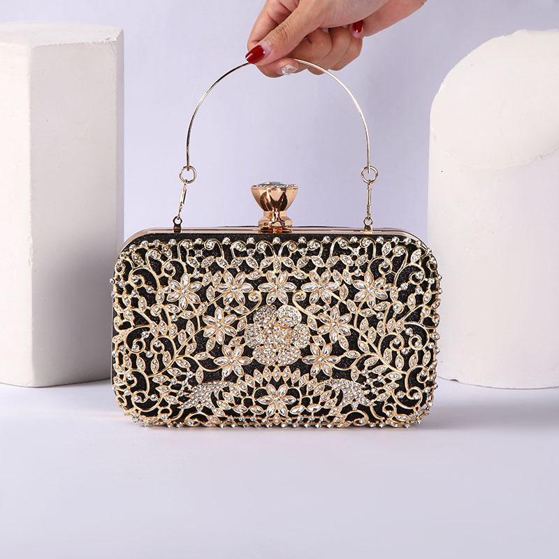Luxury Brand Designer Bag New Evening Bag European And American Women's Handbag Diamond-Encrusted Banquet Clutch Dress Evening Bag Handbag