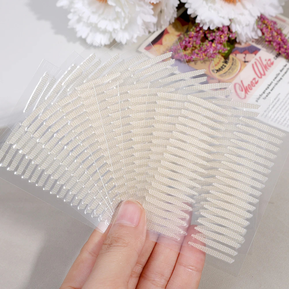 Invisible Double Eyelid Sticker Natural Transparent Self Adhesive Mesh-Lace Eye Tape Sticker Waterproof Women Eye Makeup Tools 250811