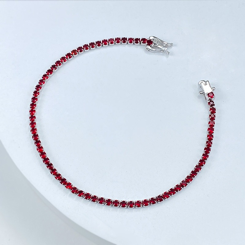 Charming Womens Unica Row Dazzler: All-Zirconium Ornamented Bangle Jewelry Set