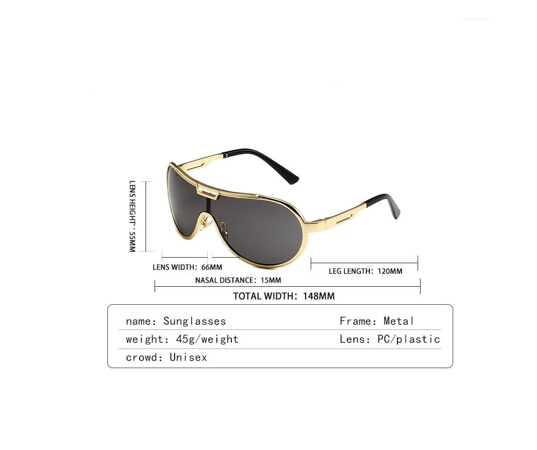Designer Sunglasses For Women Men Oversized Sunglasses UV400 Protection Classic Retro Sunglasses Luxury Polarized Goggle Pilot Alloy Frame Eyewear KP7