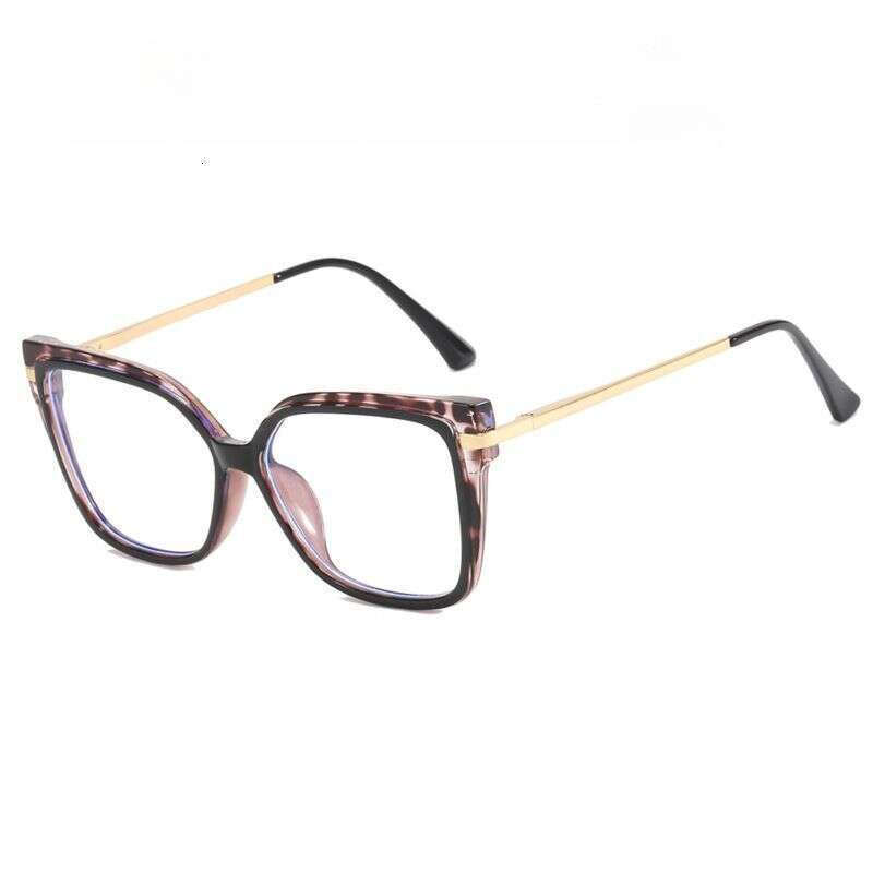 Square flat new women's anti-blue light ins eyeglasses frames for photos