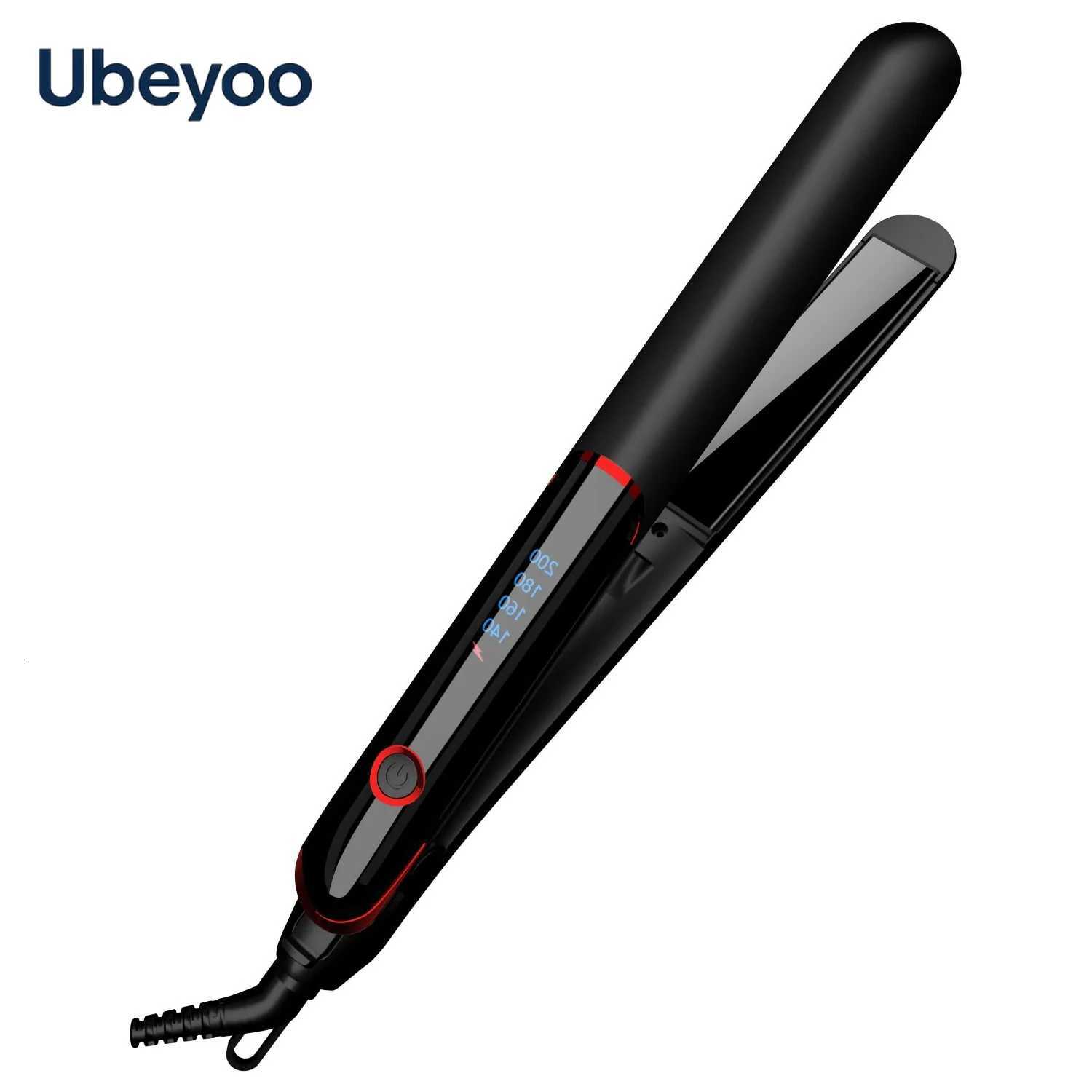 2-in-1 Hair Straightener Curler - Anti-Scald Adjustable Temp Damage-Free W250814