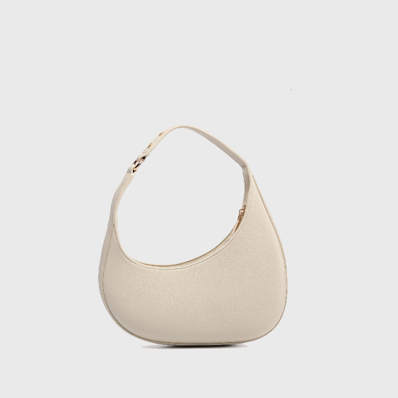 Winter New Korean Style INS Fashion Internet Celebrity Irregular Half-Moon Baguette Single Shoulder Underarm Bag for Women