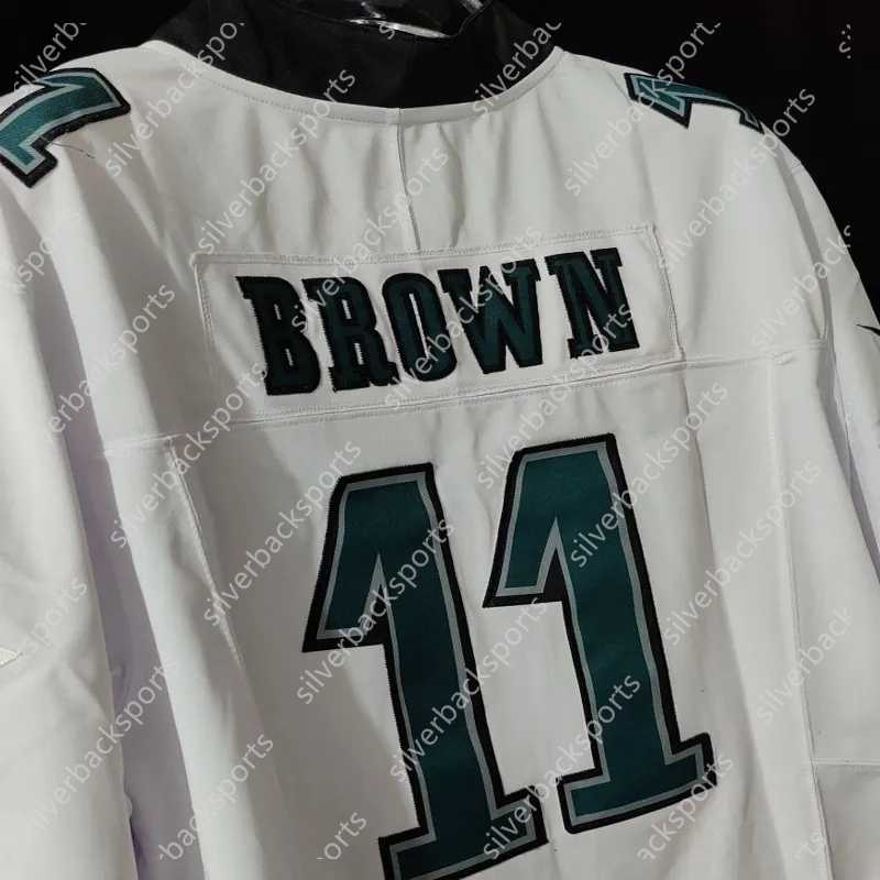 26 Saquon Barkley Football Jersey Jason Kelce Jalen Hurts AJ Brown DeVonta Smith Cooper DeJean Carter Lane Johnson Mailata
