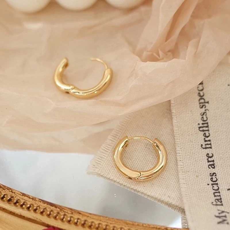 2pcs Stainless Steel Small Hoop Earrings Punk Hip Hop Circle Round Huggie Hoop Earrings for Women Men Ear Ring Ear Bone Buckle XJ250814