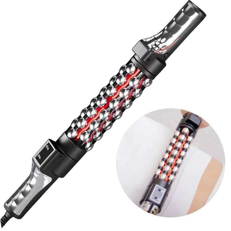 New 36W Relaxed Red Light Heated Massage Device Roll Massager 360° Rotating Inner Ball Roller For Whole Body Anti Cellulite