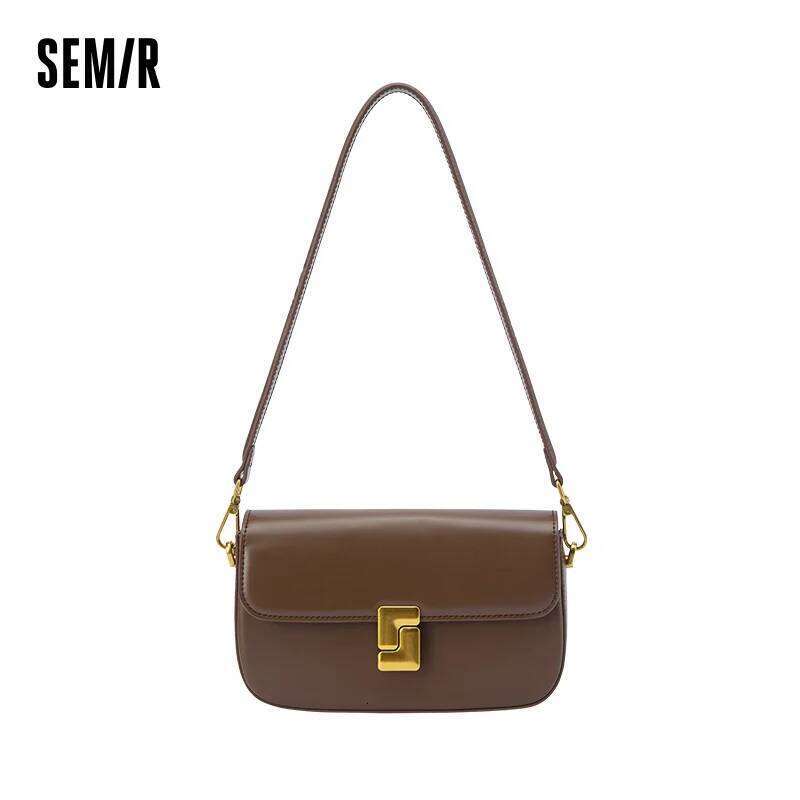 Semir Women Small Square New Crossbody Gentle Tofu French Underarm Fashion Shoulder Bag bag