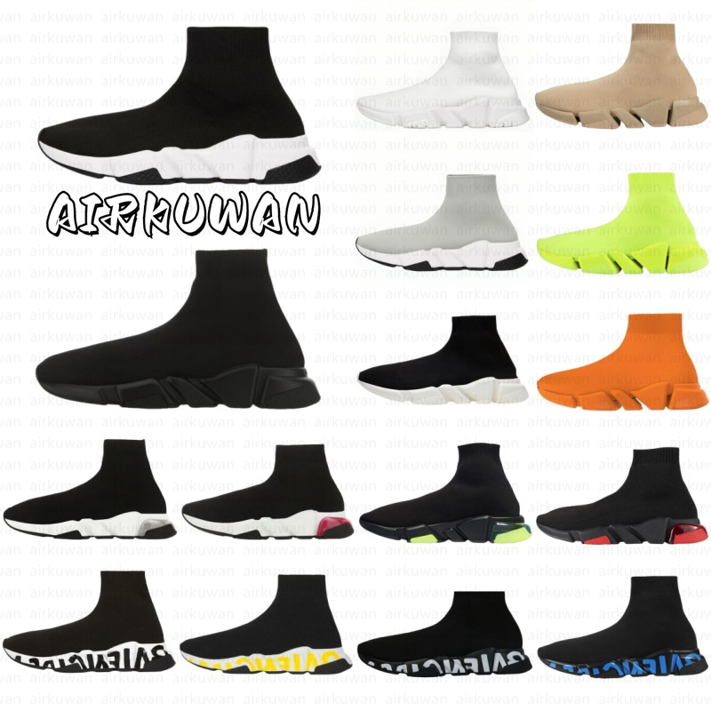 Paris Designer Men shoes Sock Shoes For Women Triple-S black White Red Breathable Sneakers Speed 2.0 Race Runner Shoes Ballerina shoes Walking Sports Outdoor Size 35-45