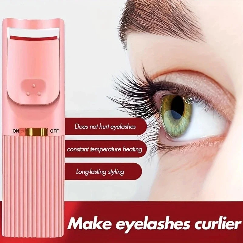 Eyelash Curler Device Makeup Tools Electric Heated Eyelash Curler Long-Lasting Curl Eyelashes Clip Electric Eye Lash 250813