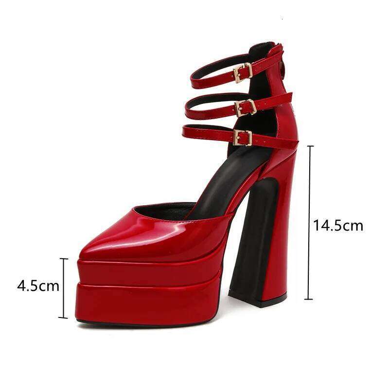 New brand Women Fashion Summer Sexy Ankle Strap Platform Wedges High heels Gladiator Sandals Female Chunky Shoes