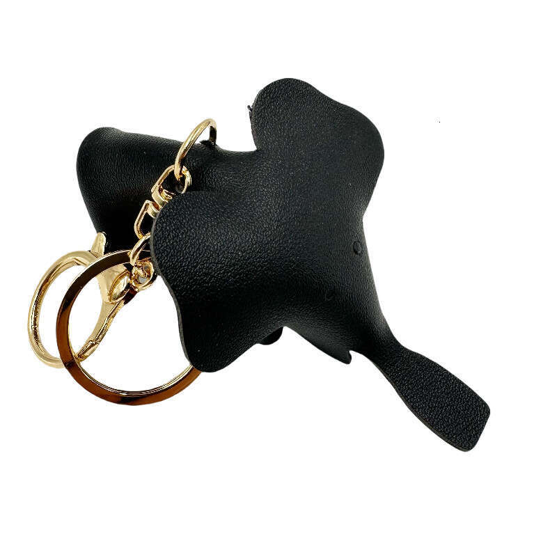 New Keychain Car Leather Cute Little Elephant Creative Bag Doll Pendant