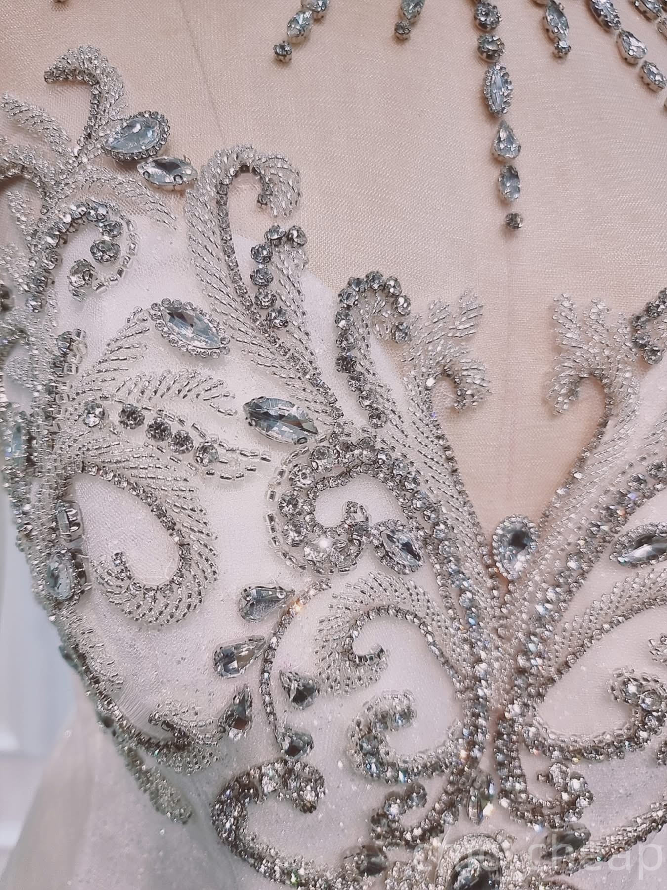 2025 Aso Ebi Plus Size Ivory Mermaid Wedding Dress Beaded Crystals Lace Tulle Detachable Train Vintage Bridal Gowns Dresses ZJ0611