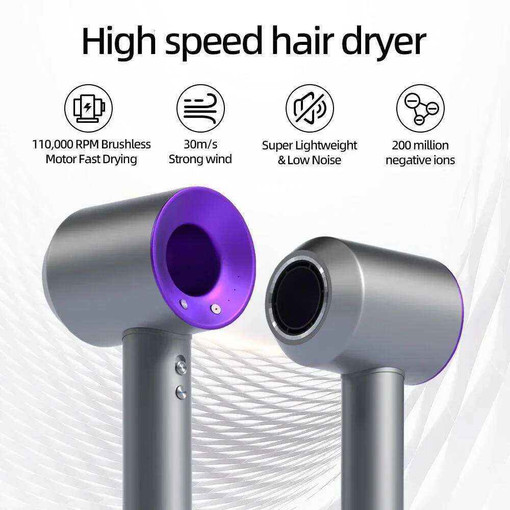 Bladeless Negative Ion Hair Care High-Speed Silent And Quick-Drying, Portable, Suitable For Home Travel Clothes Dryer